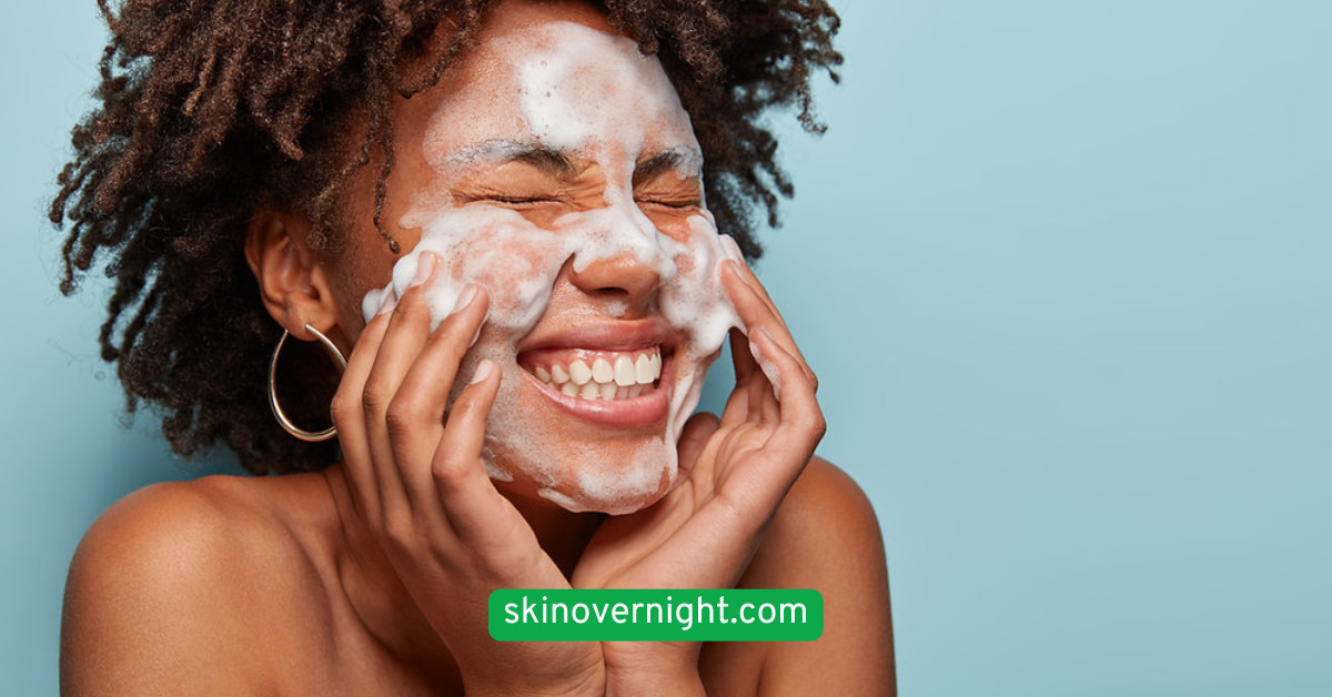 Start with a Gentle Cleanser to Remove the Day’s Stress