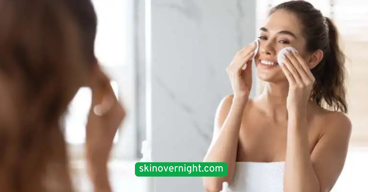 Start with a Gentle Double Cleanse