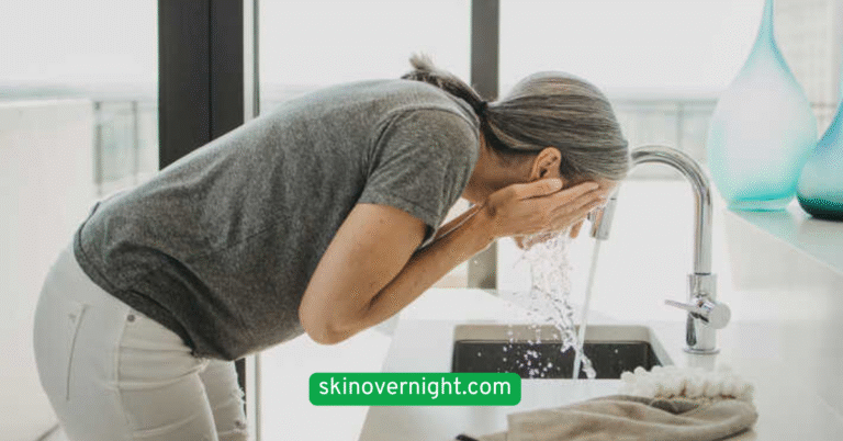 Start with a Gentle Double Cleanse