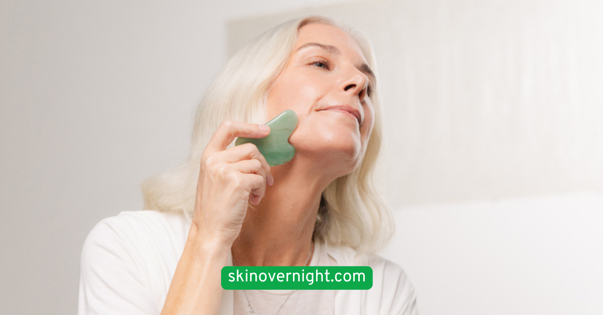 Massage Your Face with a Jade Roller or Gua Sha